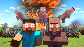 Minecraft Villagers VS Nuke