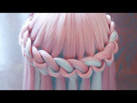 Причёска - Водопад из петелек - Hair tutorial - Hairstyles by REM Причёска - Водопад из петелек - Hair tutorial - Hairstyles by REM