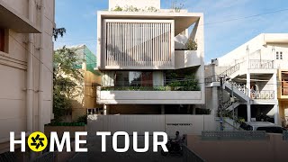 This 2,400 sq.ft Luxury Home in Bengaluru Has A Unique Marble Facade (Home Tour).