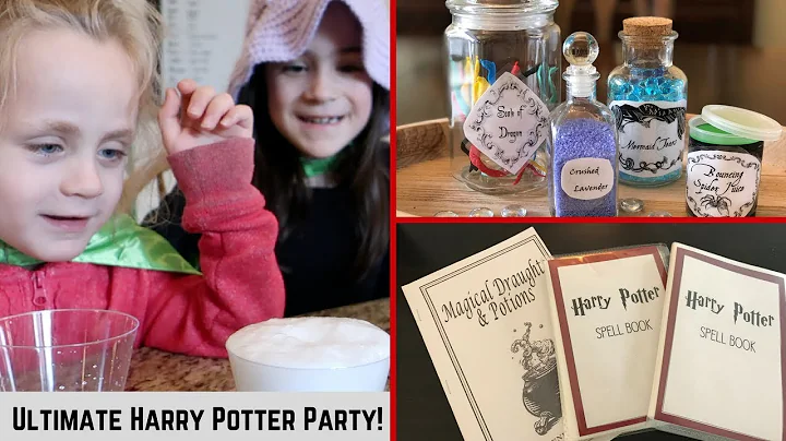 HARRY POTTER POTIONS CLASS & MOVIE VIEWING PARTY | beingmommywithstyle