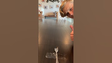 Even 🤯 coin in fork trick shot #trickshot