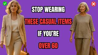 12 CASUAL Pieces Elegant Women Over 60 NEVER Wear!