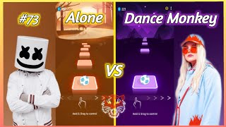 Tiles Hop - Marshmallow Alone vs Dance Monkey.🐒 V Gamer screenshot 4