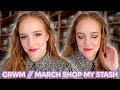 GRWM SHOP MY STASH MARCH 2021 // Why I don't do dedicated videos with older eyeshadow palettes