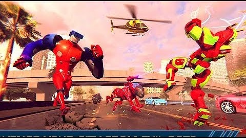 Tetra Robot Transform Part-2 | Rescue City Robot Shooting Android GamePlay | By Game Crazy