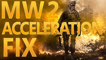 HOW TO: MW2 Mouse Acceleration Fix