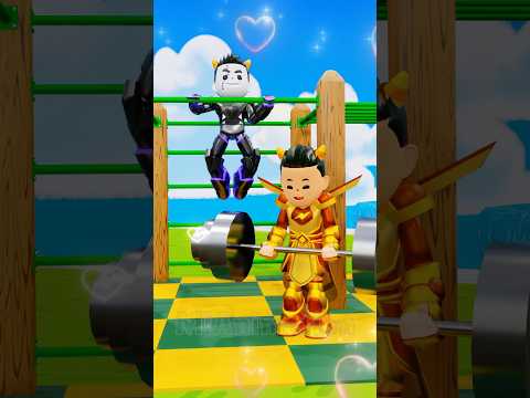 Barbie Workout TIKTOK Trend 🤣💪🏻🩷 PK XD Meme | MiAnimation #pkxd #funny #animation #shorts