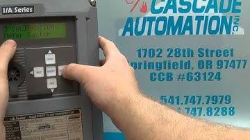 Foxboro IMT96 Magnetic Flow Transmitter Setup