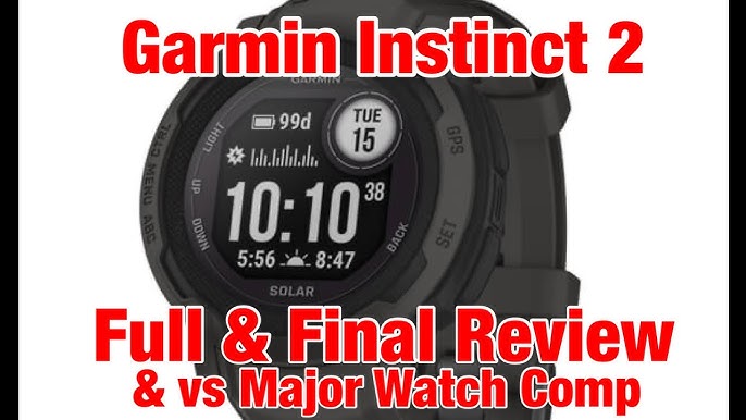 Test de la Garmin Instinct 2S Solar : La nouvelle référence des montres  outdoor ! 