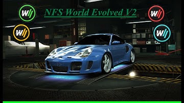 NFS World Evolved V2 daily challenge series (B class, Time attack, Porsche 996) Guiding light