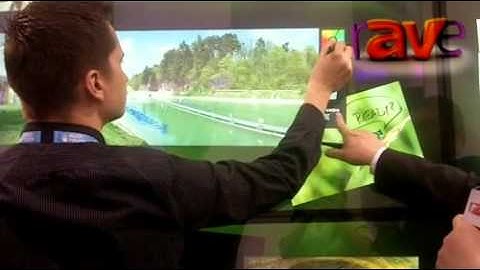 InfoComm 2012: MultiTouch Presents MultiTraction IR Pen and Touch Interaction