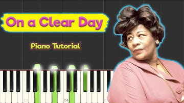 On a Clear Day (You Can See Forever) - Jazz Piano Tutorial (EASY)