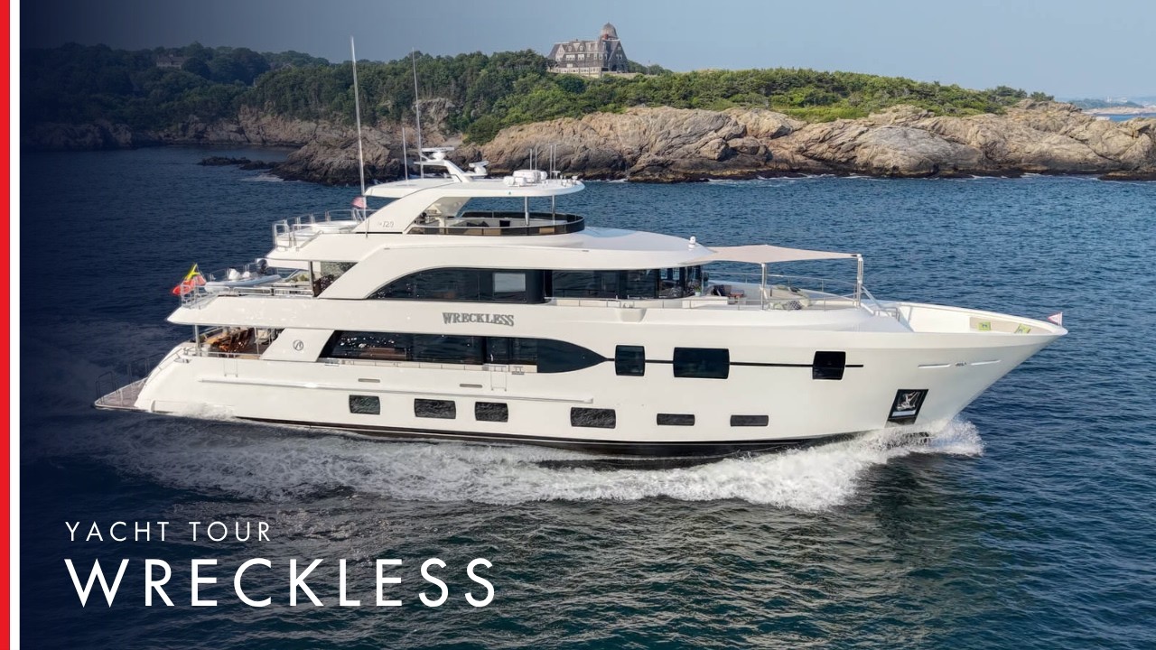 ⁣WRECKLESS | 37m / 120' | Ocean Alexander  - Yacht For Sale