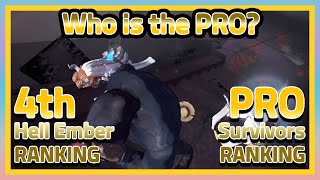 4th Hell Ember & Pro Survivors | Pro Player | China Server | Lakeside Village | Identity V