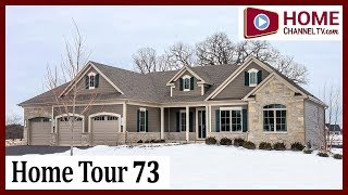 Open House Tour (Vlog 73) - Custom Ranch Home - Pioneer Oaks in Ringwood, IL