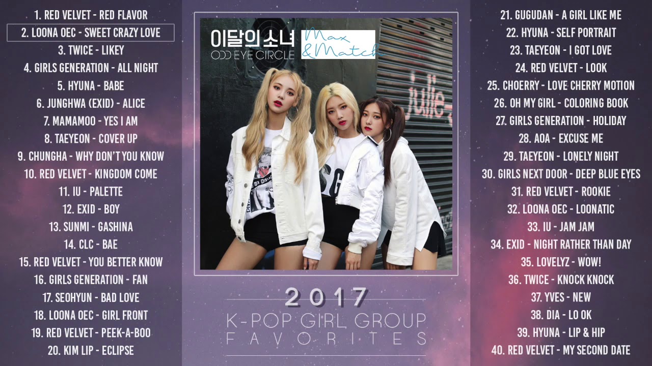 Kpop Playlist Girl Groups