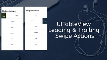 How To Implement UITableView Leading & Trailing Swipe Actions in Swift iOS