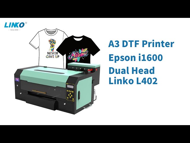 30cm Impresora A3 DTF Epson-I1600 Impresora de sobremesa de doble