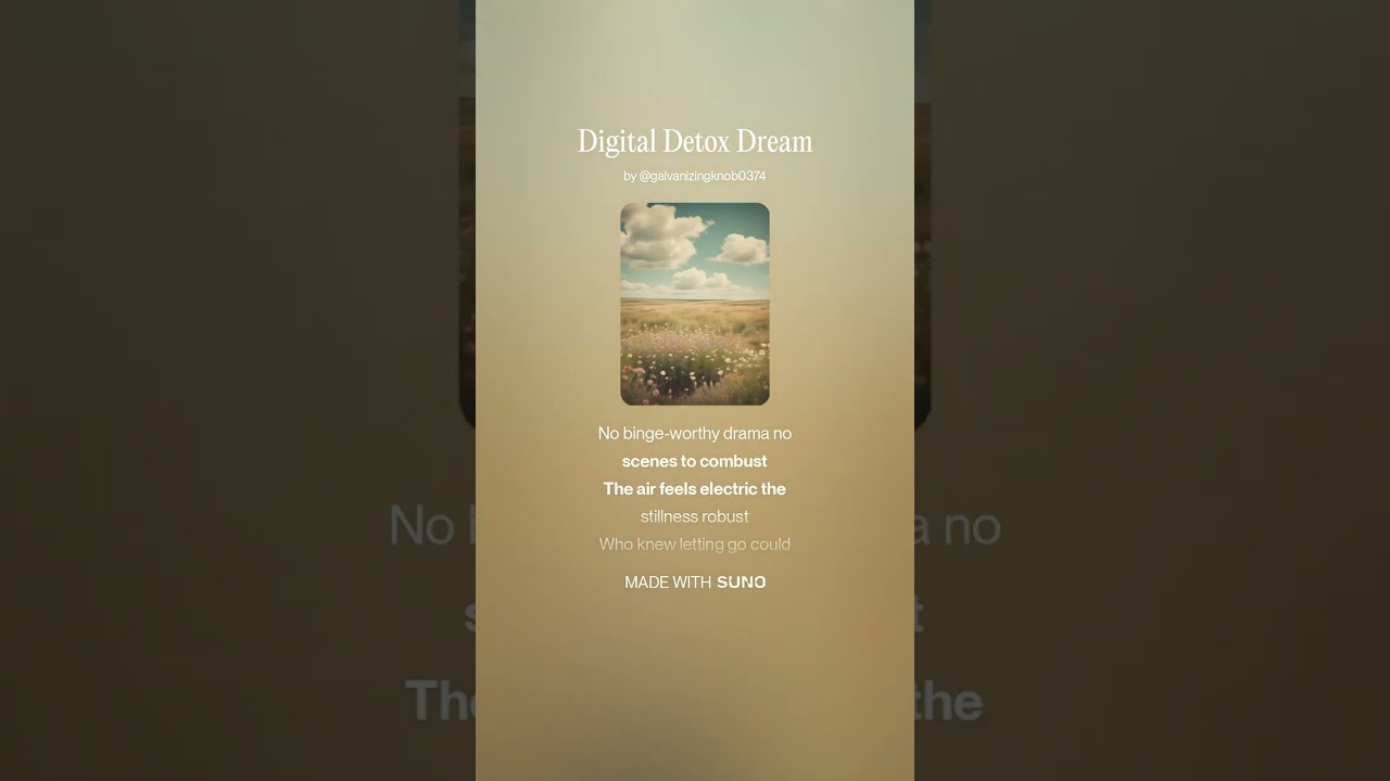 Digital Detox Dream.