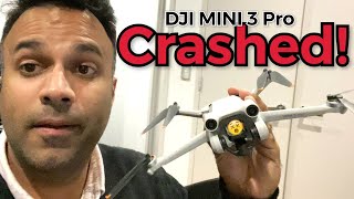 Crashed my drone (DJI Mini 3 Pro) - NOW WHAT?! 🤬😰😱