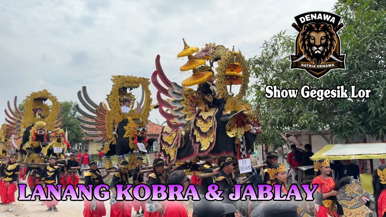 LANANG KOBRA & JABLAY ❗️ Singa Depok Satria Denawa Show Gegesik Lor