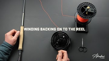 LOOP Akademi ~ Winding backing on to the reel