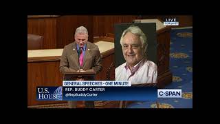 Rep. Carter honors the life of Spencer Lawton, Jr.