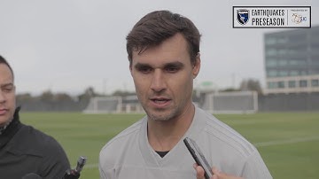 Chris Wondolowski talks about leadership role during Media Day