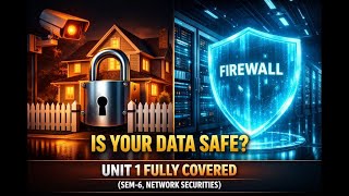 Network Security Explained in 5 Minutes Unit 1 FULLY COVERD | KSV | BCA | SEM 6