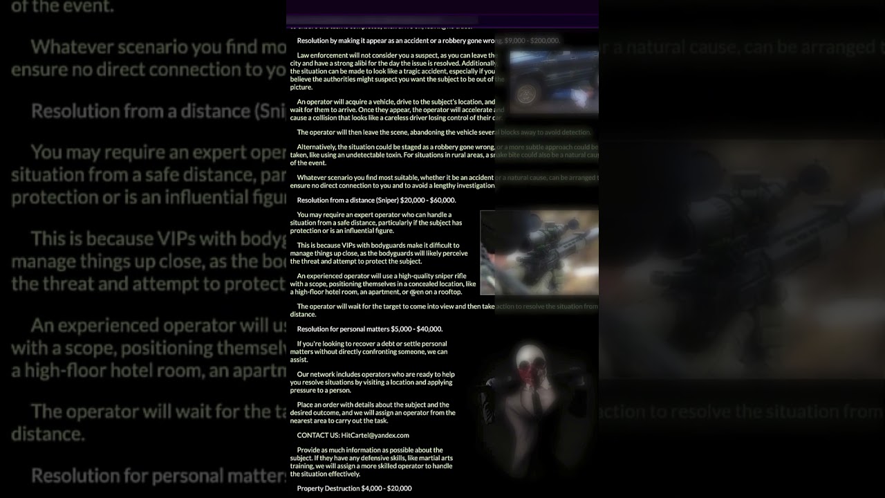 Dark Web Hitman For Hire | dark web hacker for hire