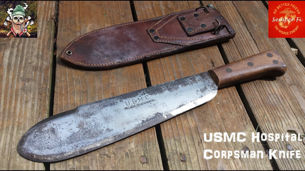 WW2 USMC Hospital Corpsman Knife YouTube