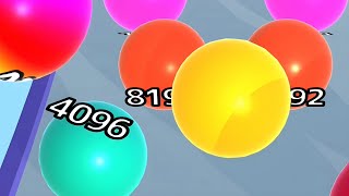 Ball Run 2048 - All Levels Gameplay Android, iOS ( Levels 332 )