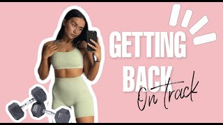 GETTING BACK ON TRACK | TIPS, FOOD SHOP, MEAL PREP, WORKOUT PLAN | Meg Branch by MEG BRANCH 4,598 views 3 years ago 24 minutes