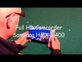 Samsung HMX-H400 - unboxing