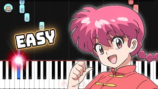 Ranma ½ (2024) OP - "Iinazukkyun" - EASY Piano Tutorial & Sheet Music