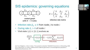 Bastian Prasse -- Epidemics on networks: From complicated structures to simple dynamics