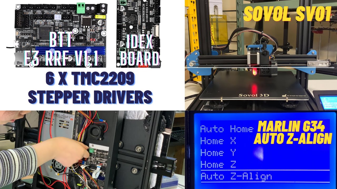Big Tree Tech E3 RRF IDEX expansion board Dual Z stepper driver