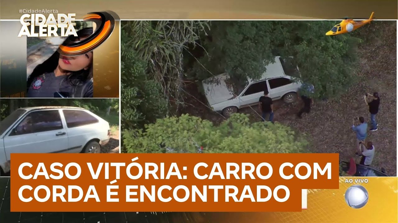 Caso Vitória: colar feminino é encontrado dentro de carro abandonado próximo ao local do crime