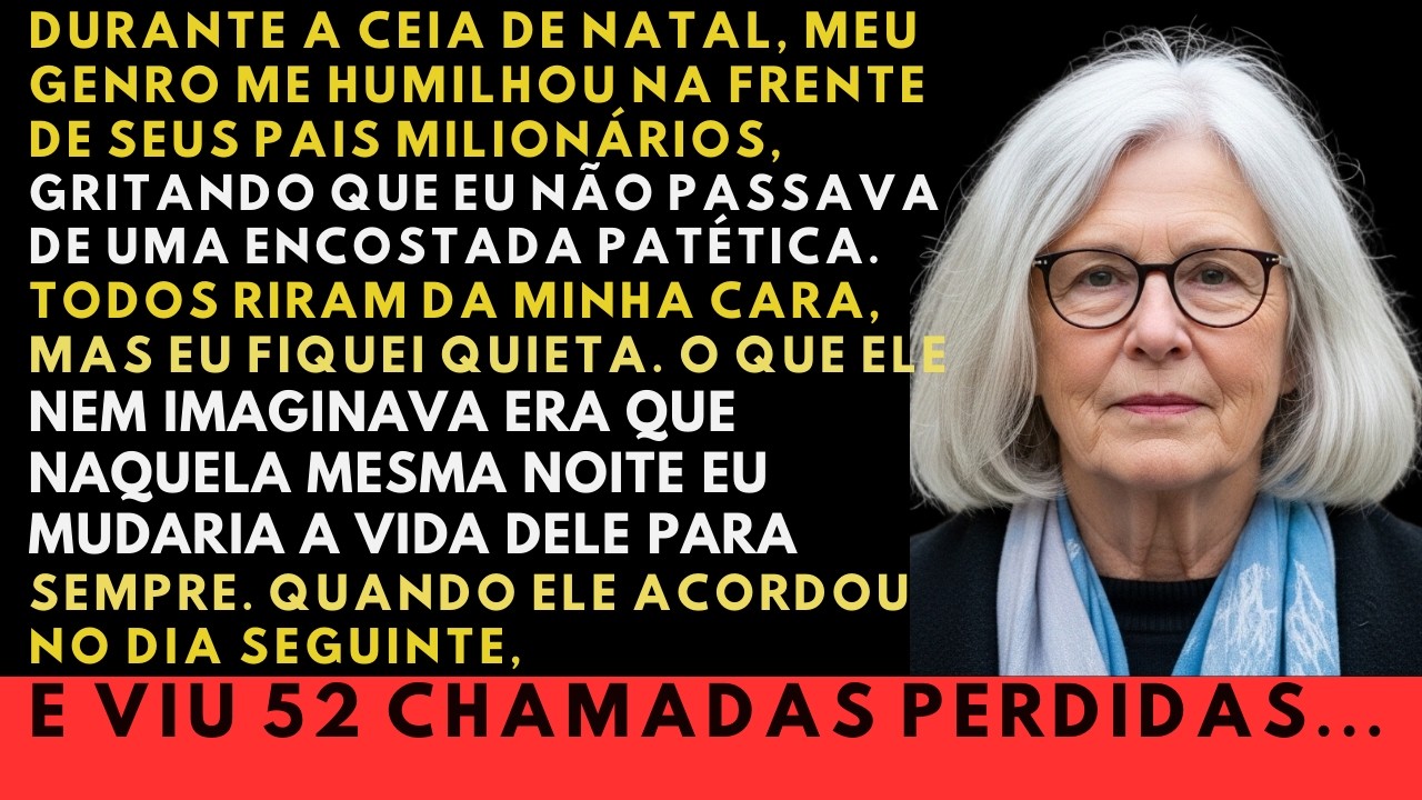 A HISTÓRIA REAL DESTA AVÓ👵Na ceia, meu genro me expôs aos pais ricos e disse： ＂Você não passa