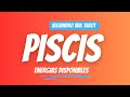 PISCIS 🔮ANTES DE TOMAR UNA DECISION EN LO SENTIMENTAL MEDITA Y ANALIZA LA SITUACION! TE LIBERAS