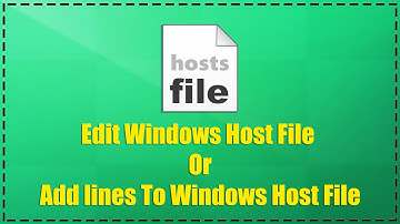 How to edit windows host file I Add lines to windows host file I Block websites in host file 2021