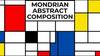 Mondrian Quick and Easy Tutorial for Art Students