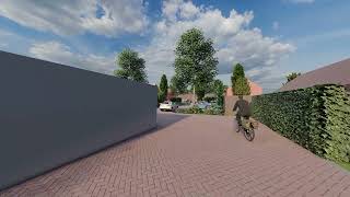 Animatievideo Herinrichting openbare ruimte Riepenbuurt-Zuidhoek Uithuizen