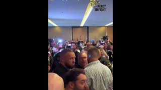 Tyson fury dad fired up goes wild when he sees team usyk