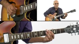 Larry Carlton Guitar Lesson - #7 Implying Chords - 335 Motifs chords