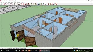 سات مرلہ گھر کا نقشہ خود بنایں marla  How to draw Create 3d home mape seven 7 marla 32 x 60 feet
