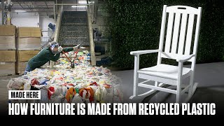 How Furniture is Made from Recycled Plastic  | Made Here | Popular Mechanics screenshot 5