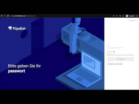 Login und Startseite - Flipdish Tutorials