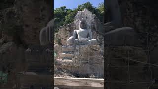 Big Building Of Buddha At Mountain In My Province Btb