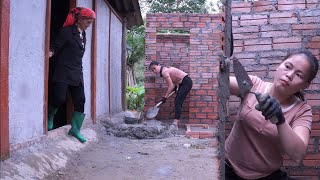 Idea house*building a bathroom and toilet suitable for 2 in 1*helping an old woman
